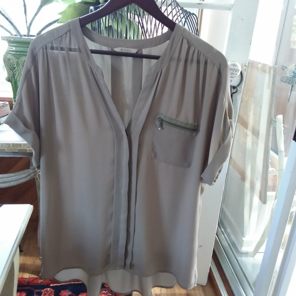 RW & Co Tops - SOLD RW&Co sage green blouse